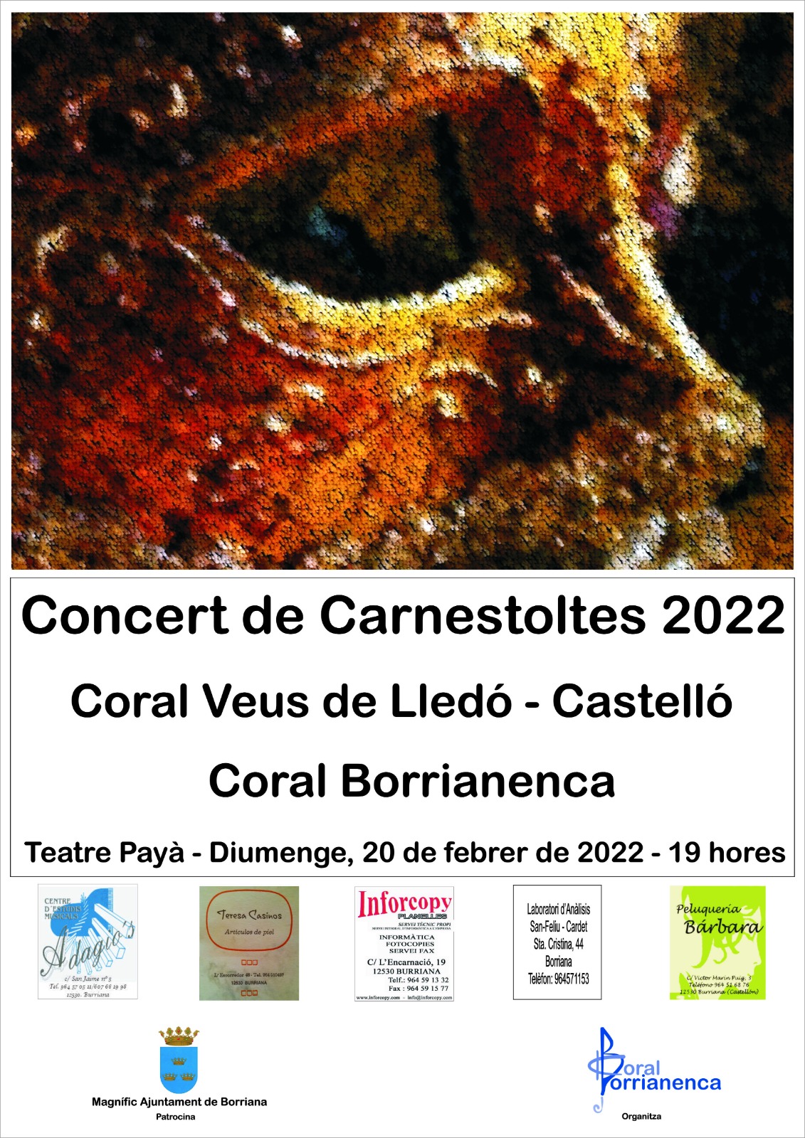 CONCERT DE CANESTOLTES 2022.