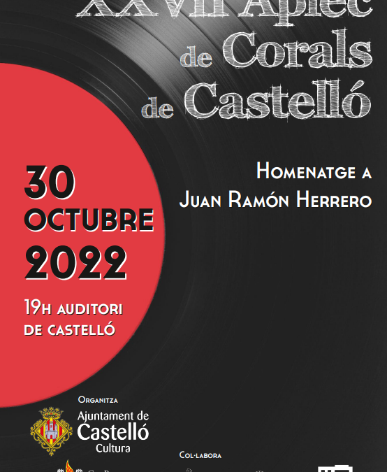 XXVII APLEC DE CORALS DE CASTELLÓ